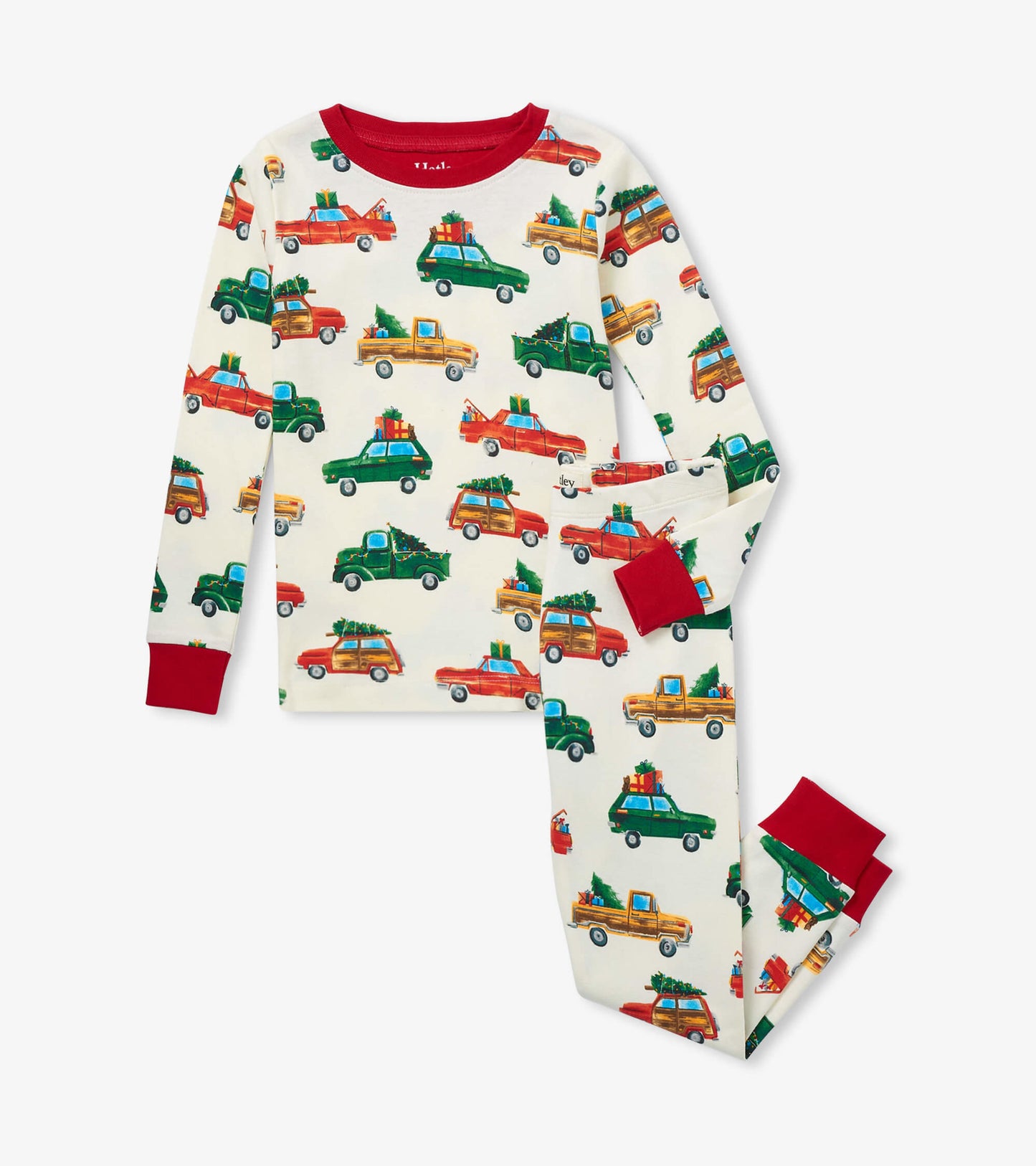 Christmas Cars Kids Organic Cotton Pajama Set