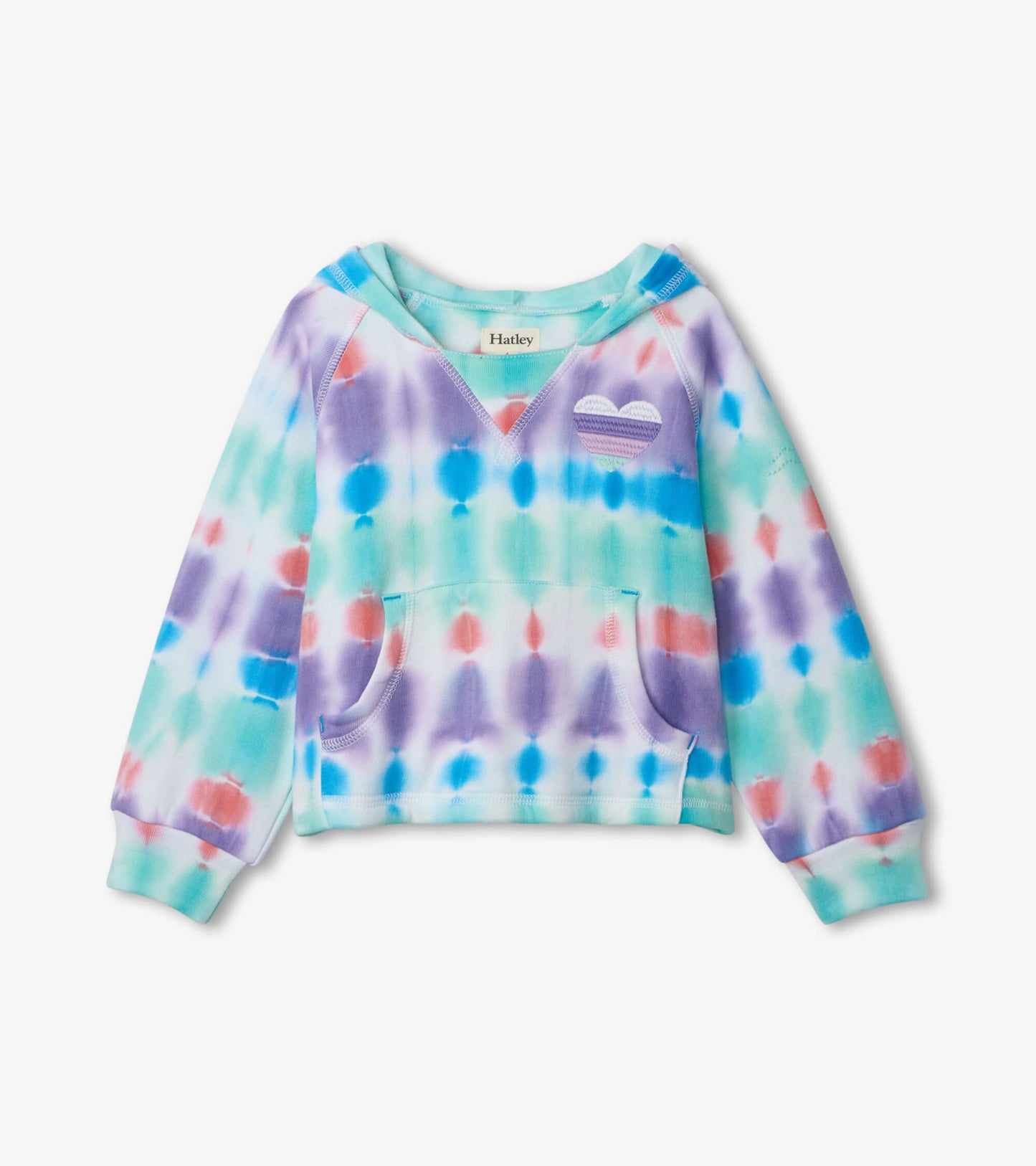 Seaside Tie Dye Pullover Hoodie