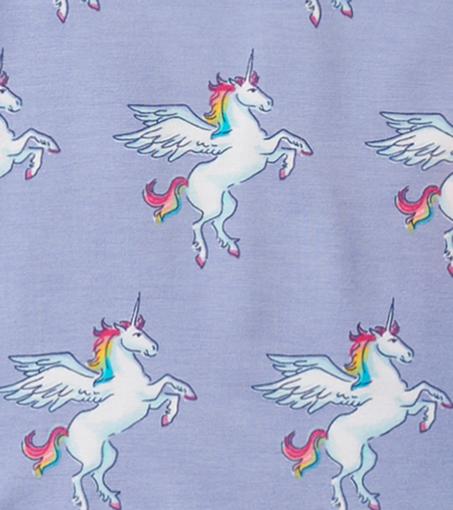 Girls Rainbow Unicorn Bamboo Pajama Set