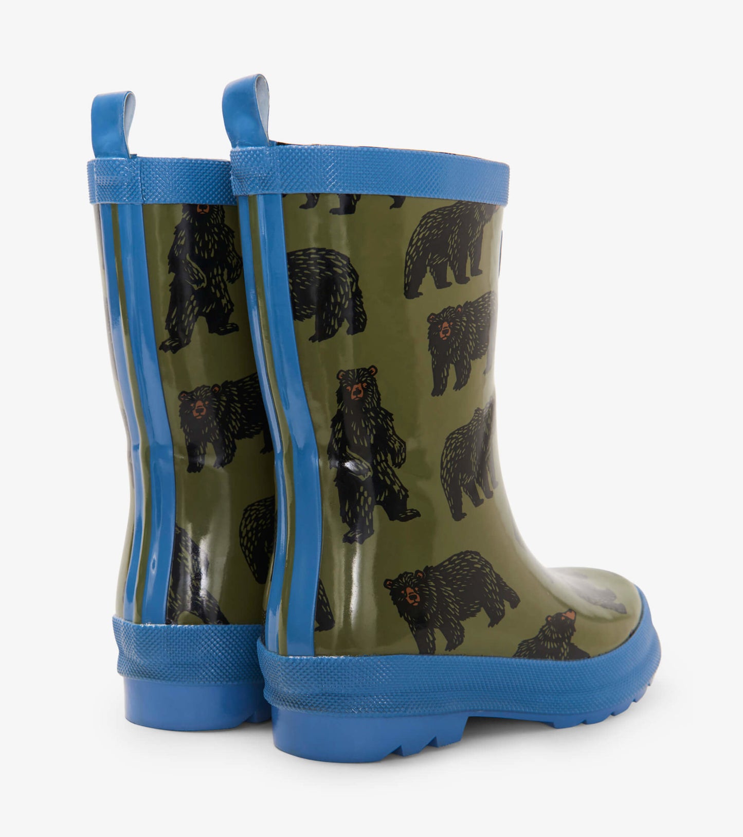 Wild Bears Shiny Rain Boots