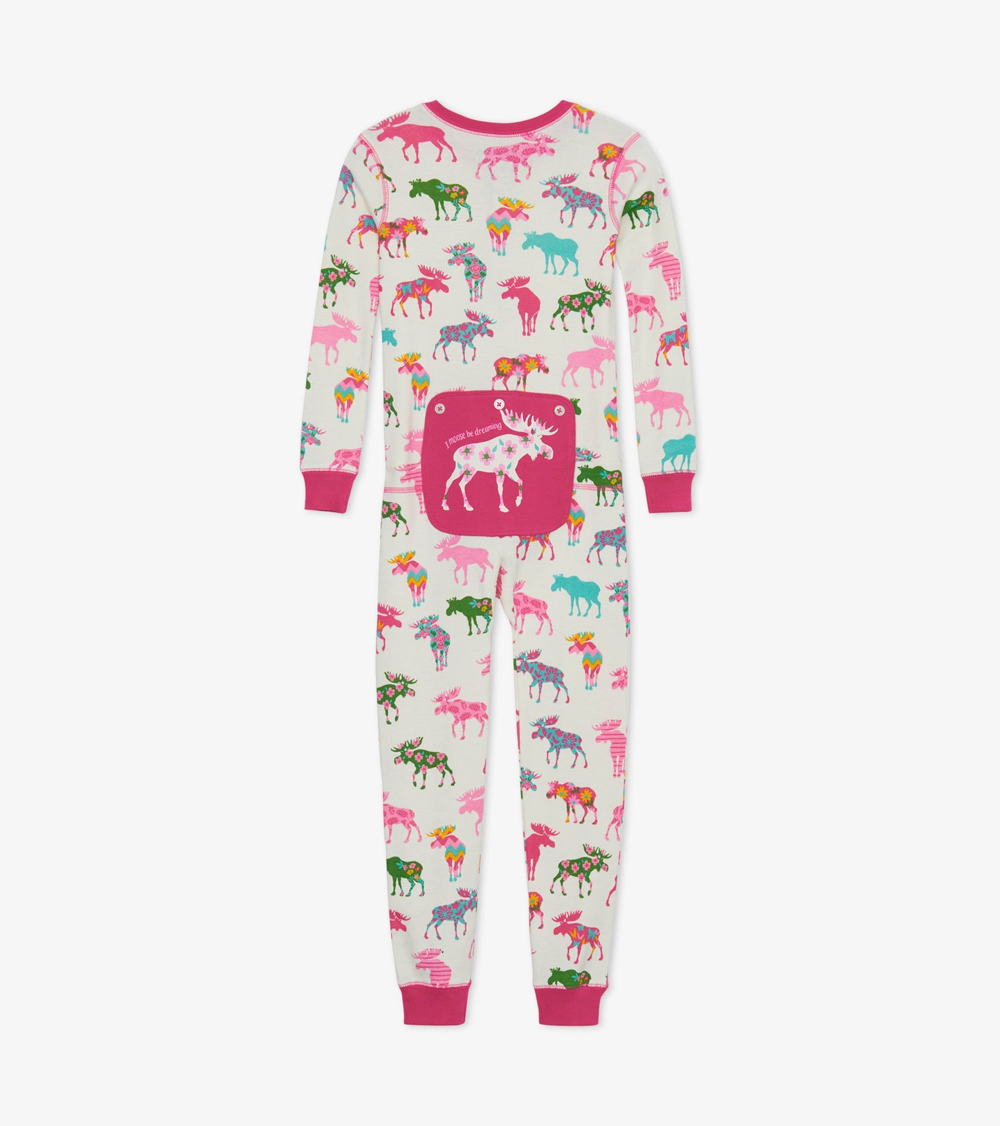 Patterned Moose Kids Onesie