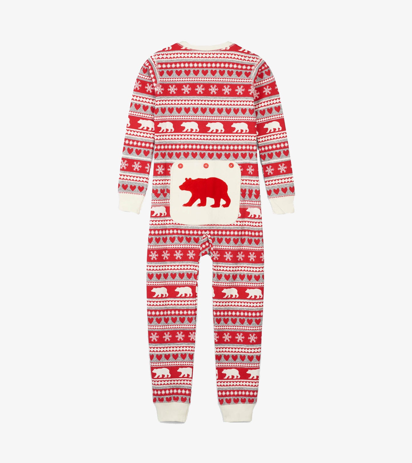 Fair Isle Bear Kids Onesie