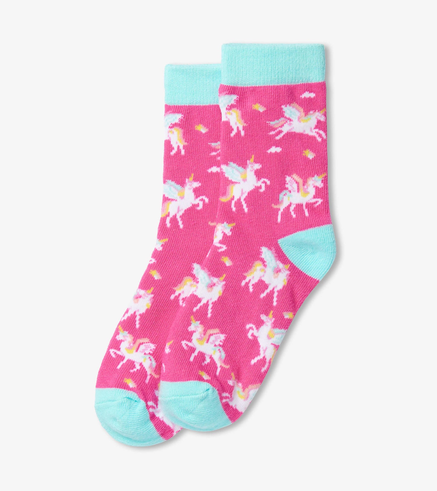 Rainbow Pegasus Kids Crew Socks