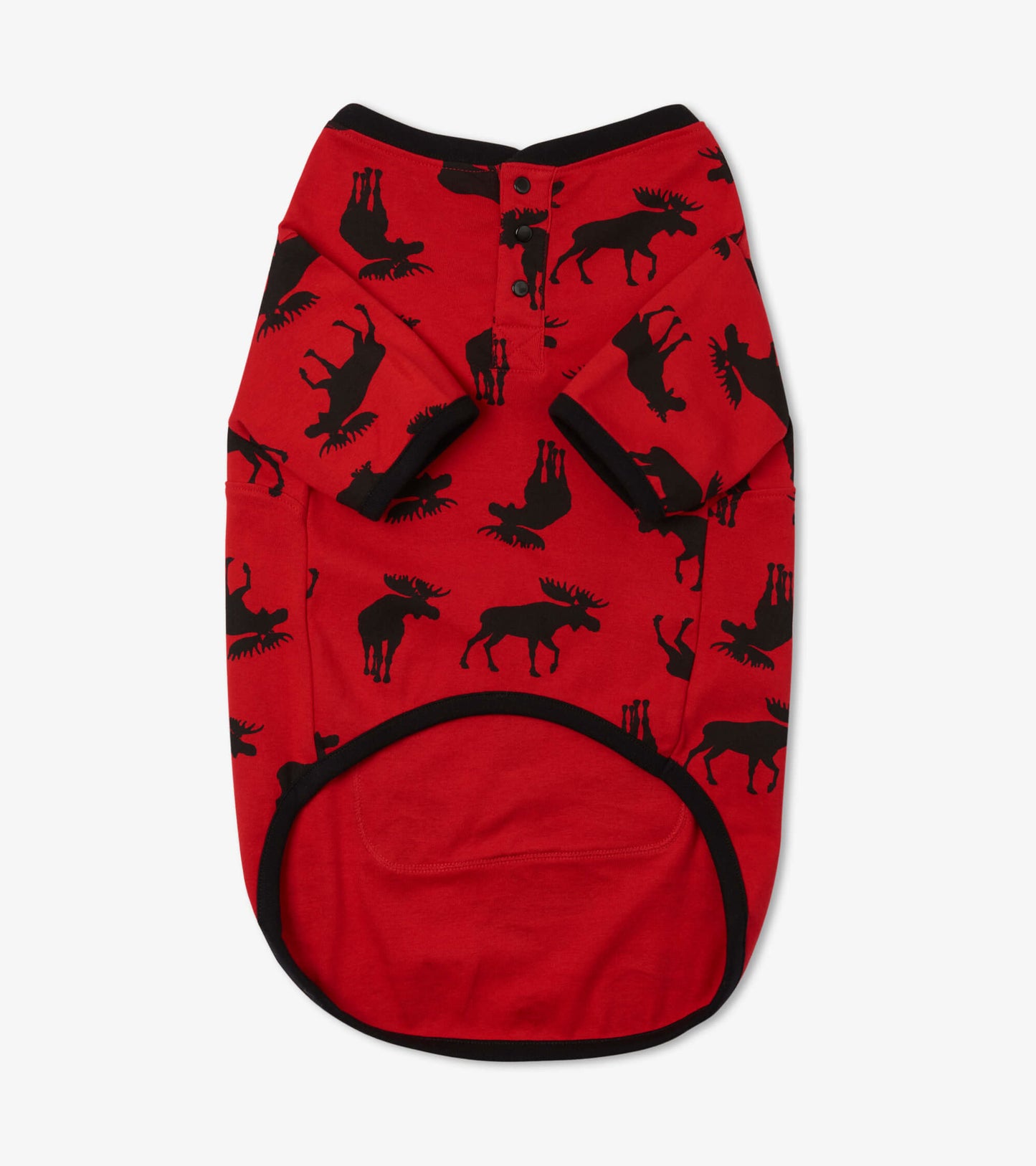 Moose On Red Dog Pajama