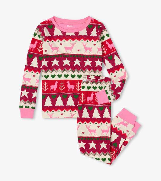 Holiday Fair Isle Organic Cotton Pajama Set