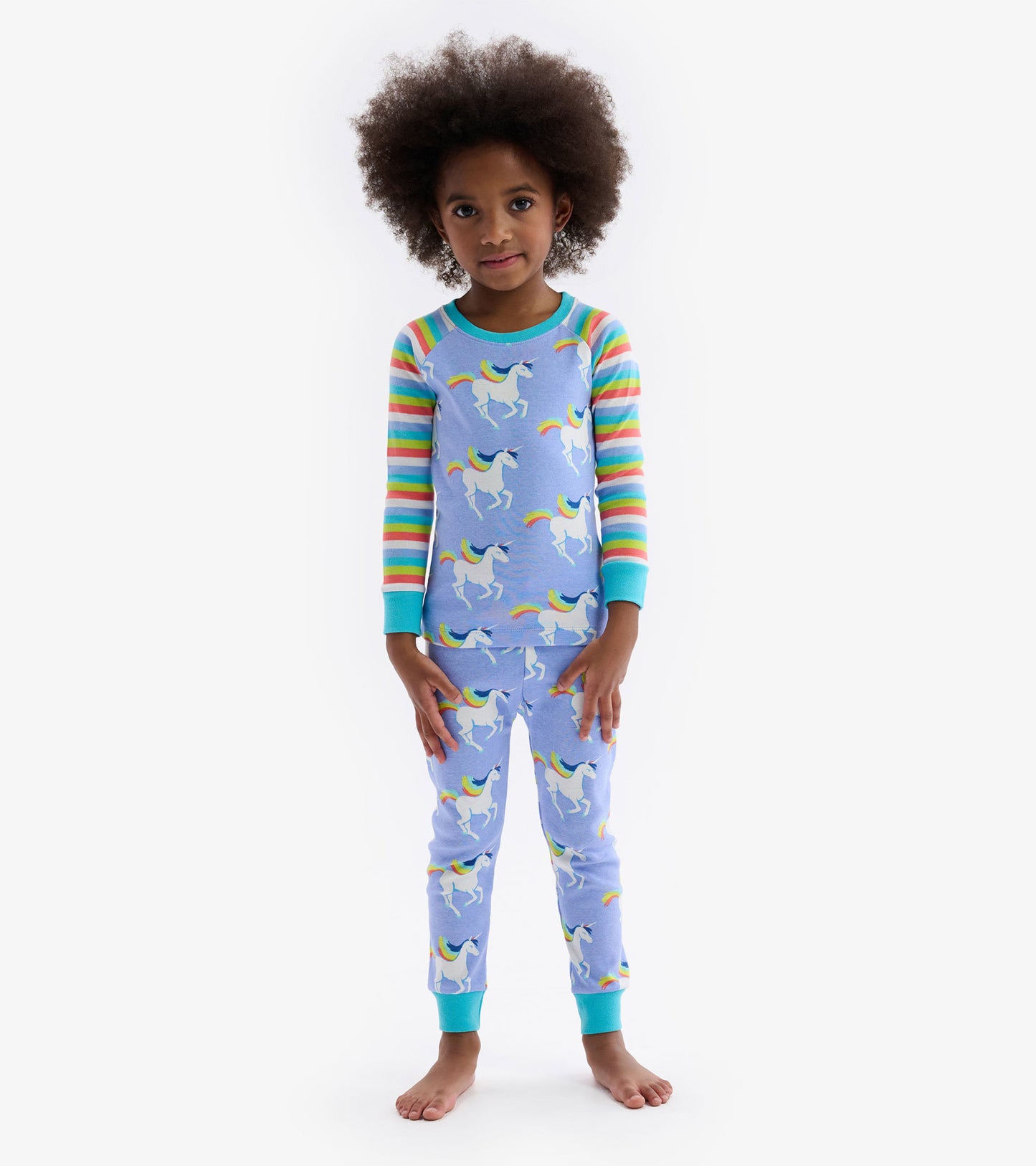 Galloping Unicorn  Raglan Pajama Set