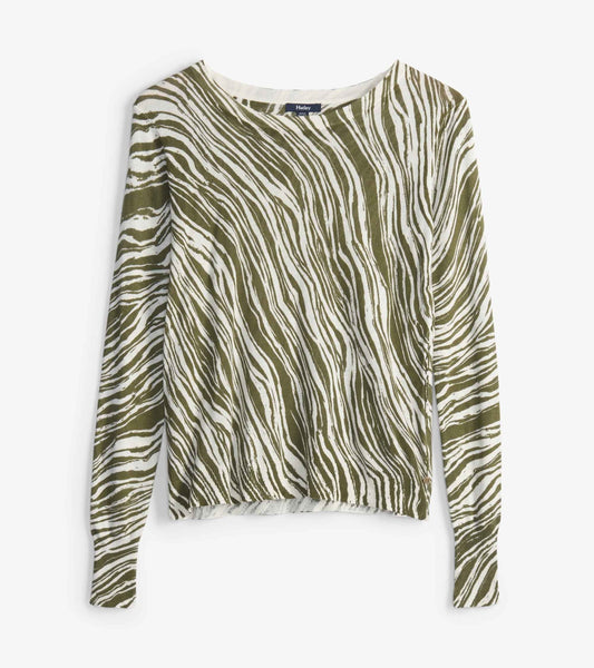 Katie Sweater - Diagonal Moss