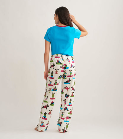 Yoga Bear Knit Women's Jersey Pajama Pants