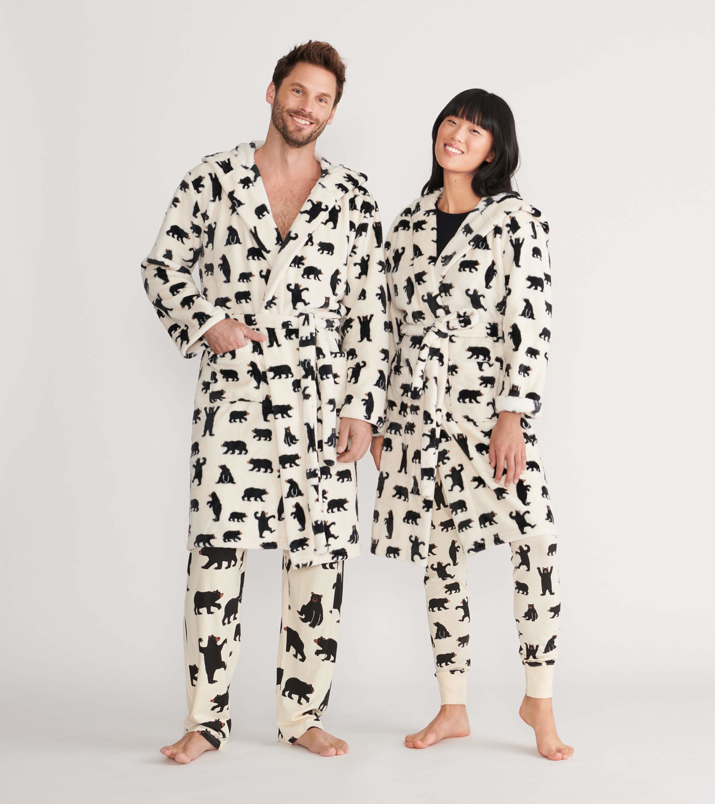 Matching robe and slippers sale