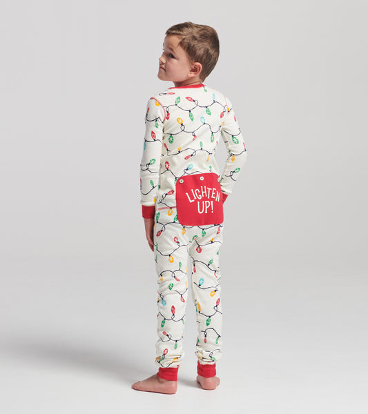 Holiday Lights Kids Union Suit