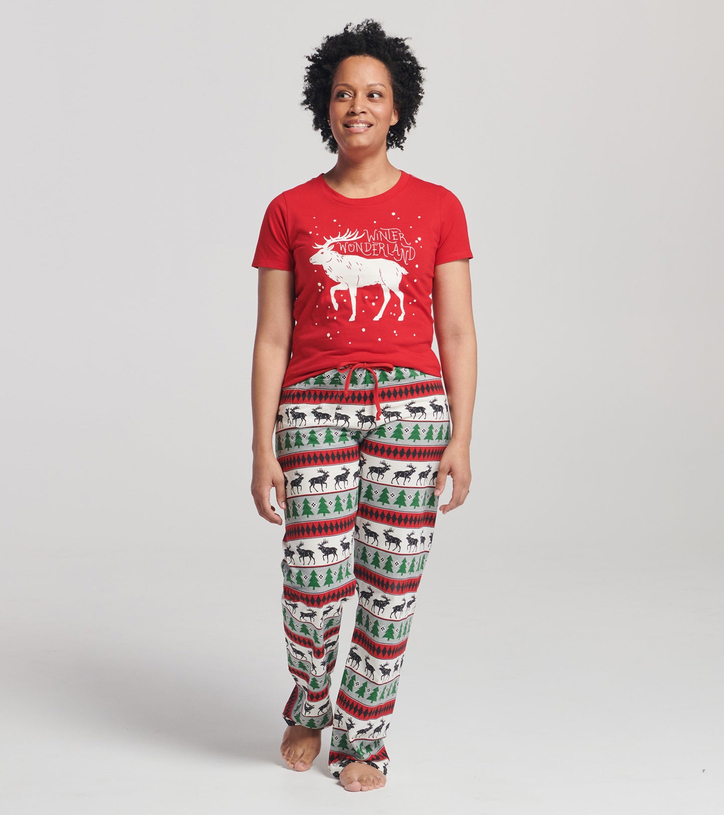 Women's Elk Fair Isle Women’s Short Sleeve T-Shirt