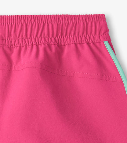 Girls Pink Quick Dry Shorts