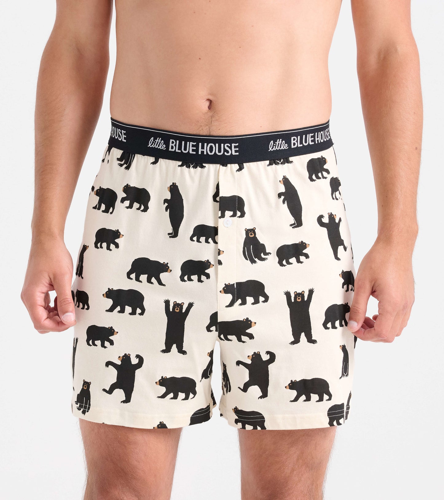 Black Bears Men's Boxer Shorts