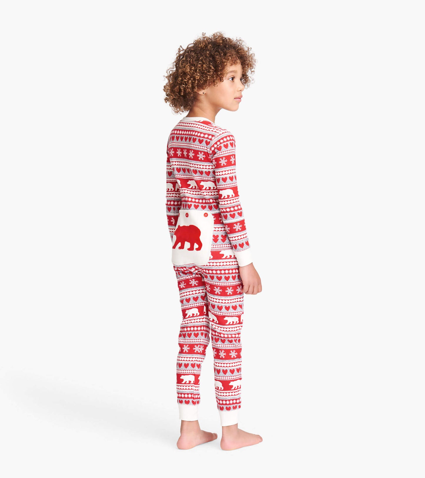 Fair Isle Bear Kids Onesie