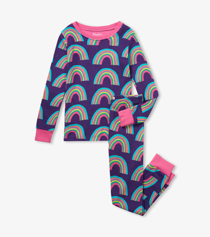 Rainbows Kids Organic Cotton Pajama Set