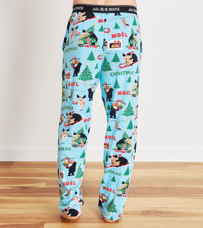 Wild About Christmas Men's Jersey Pajama Pants