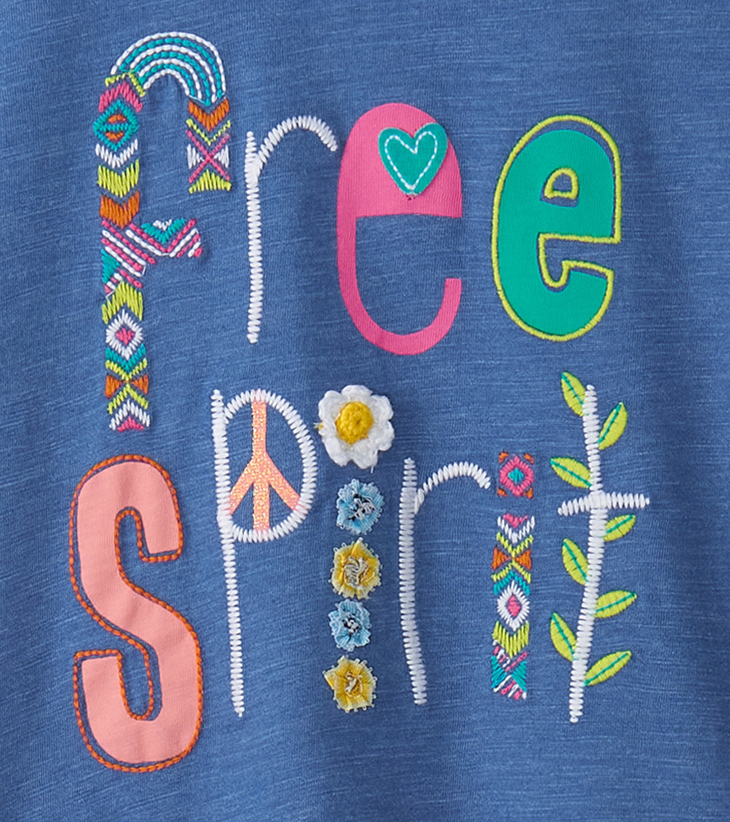 Girls Free Spirit Graphic Tee