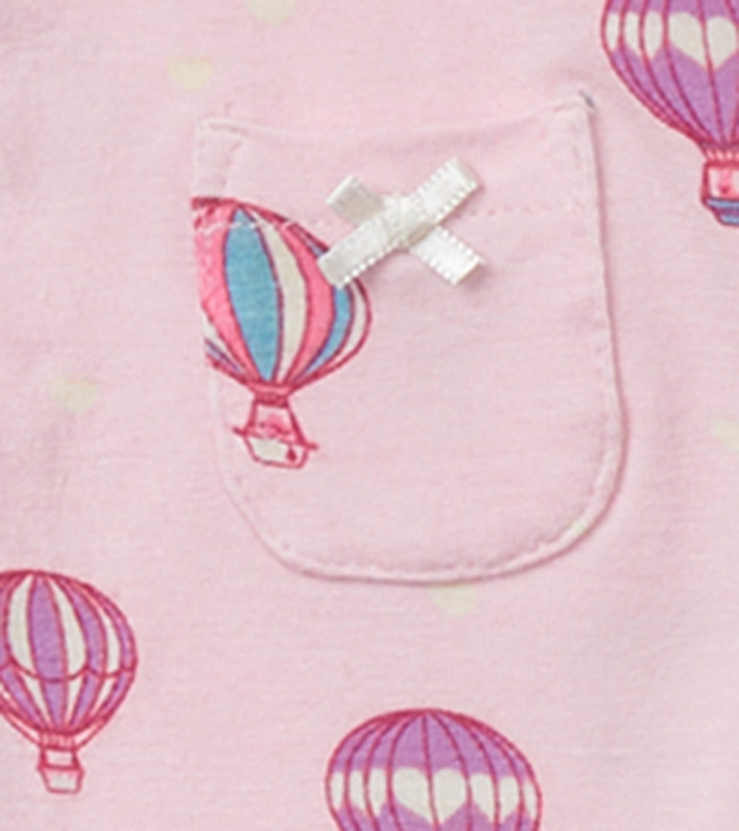 Hot Air Balloons Newborn Ruffle Footed Sleeper