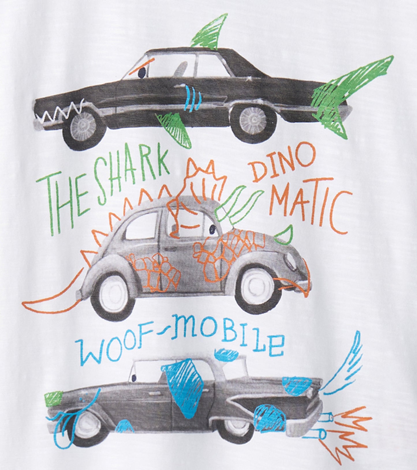 Baby & Toddler Boys Crazy Cars Slouchy Tee