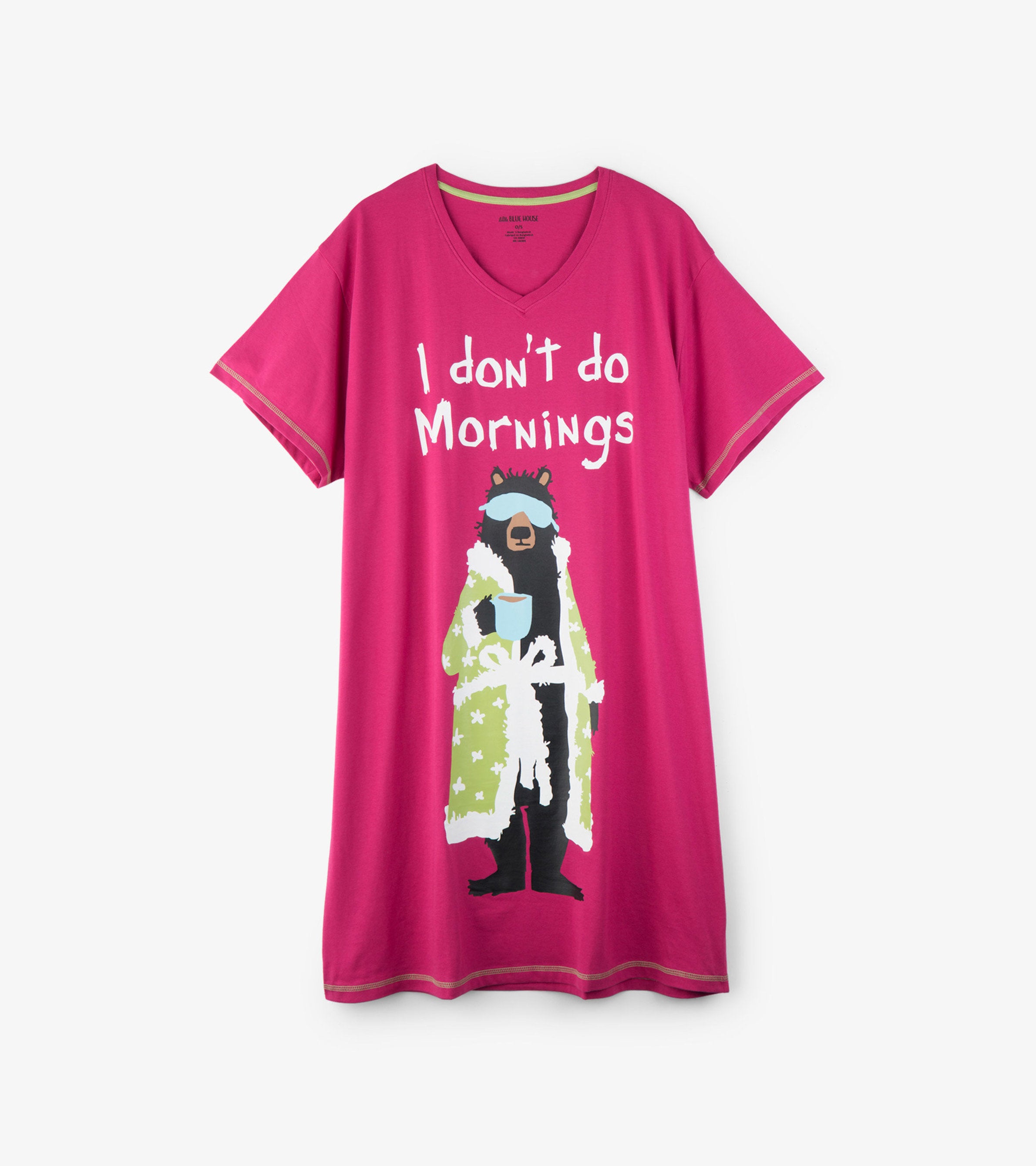 I Don t Do Mornings Women s Sleepshirt