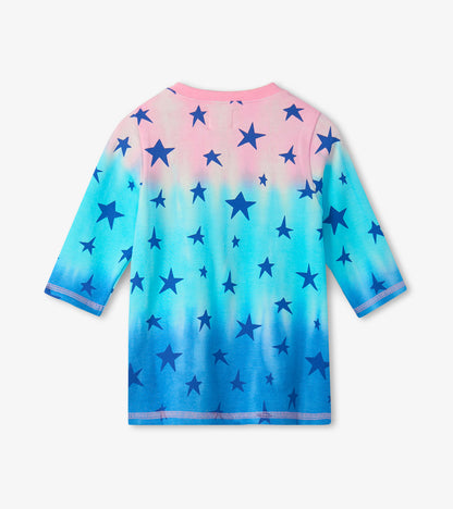 Ombre Stars French Terry Baby Dress