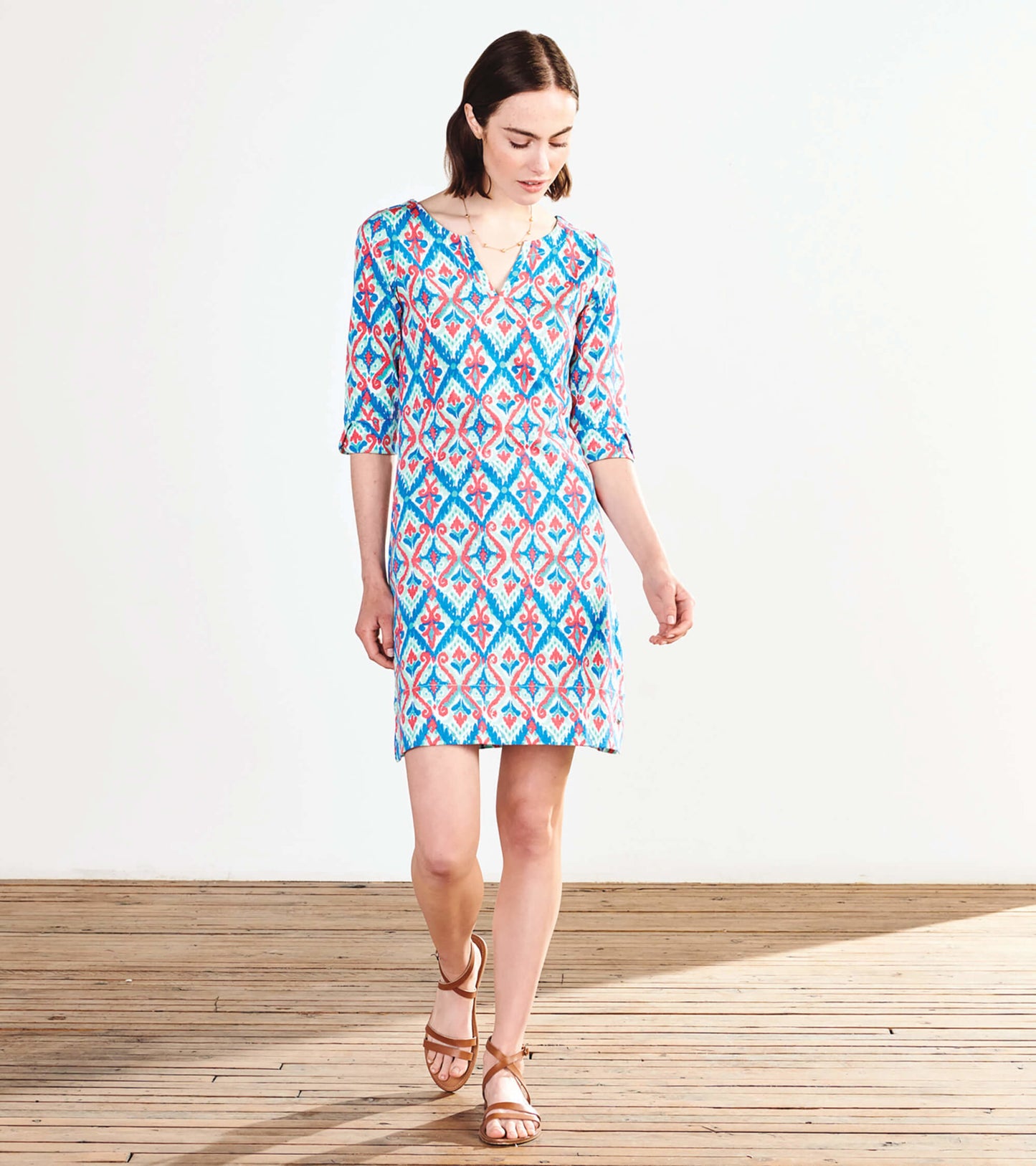 Lucy Dress - Sunset Ikat