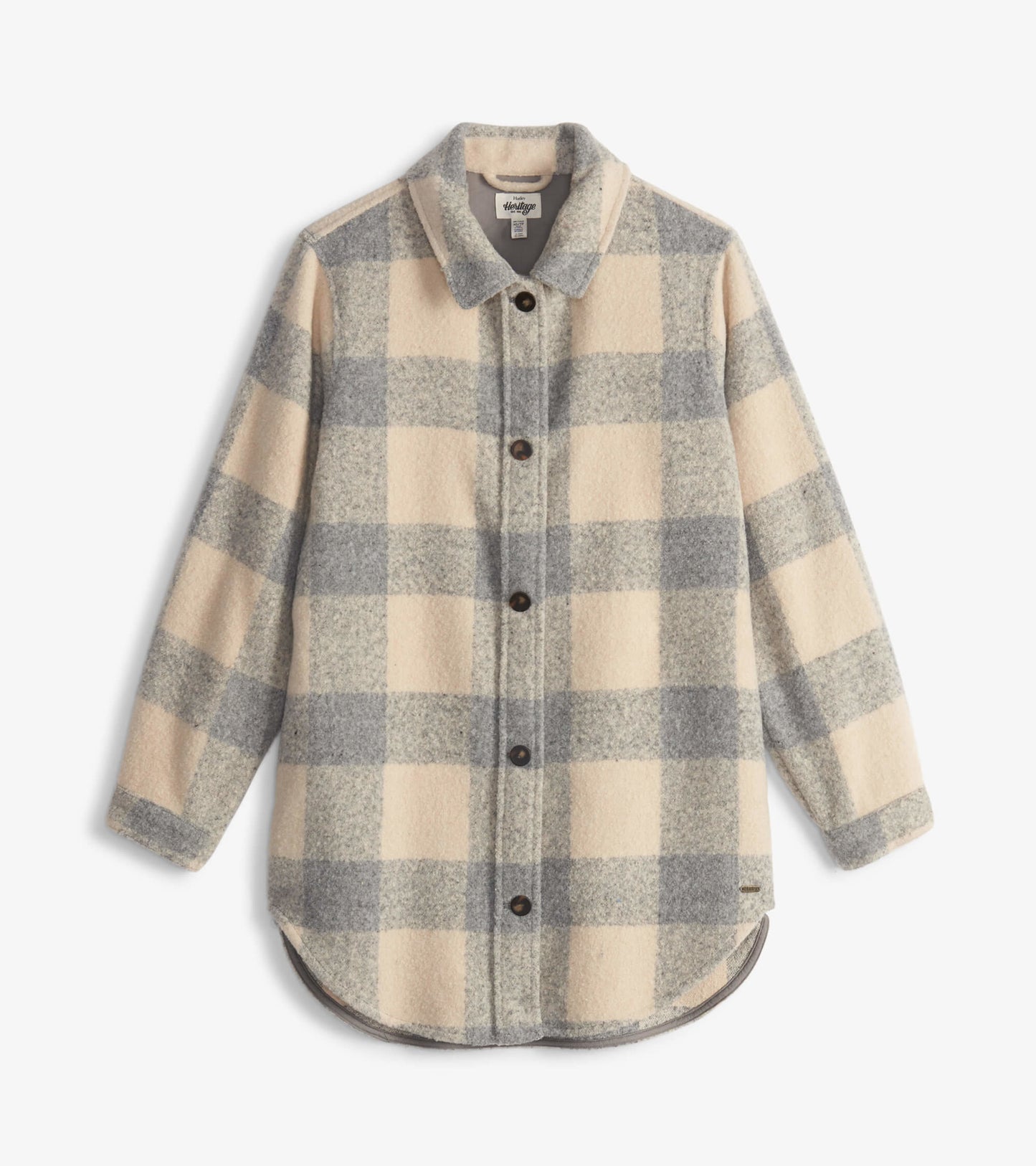 Neutral Plaid Heritage Women's Overshirt