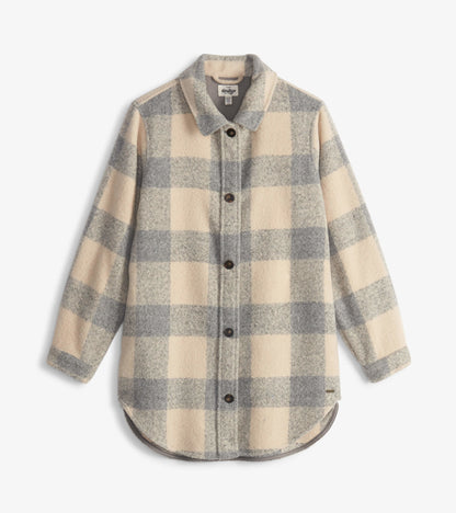 Neutral Plaid Heritage Women's Overshirt