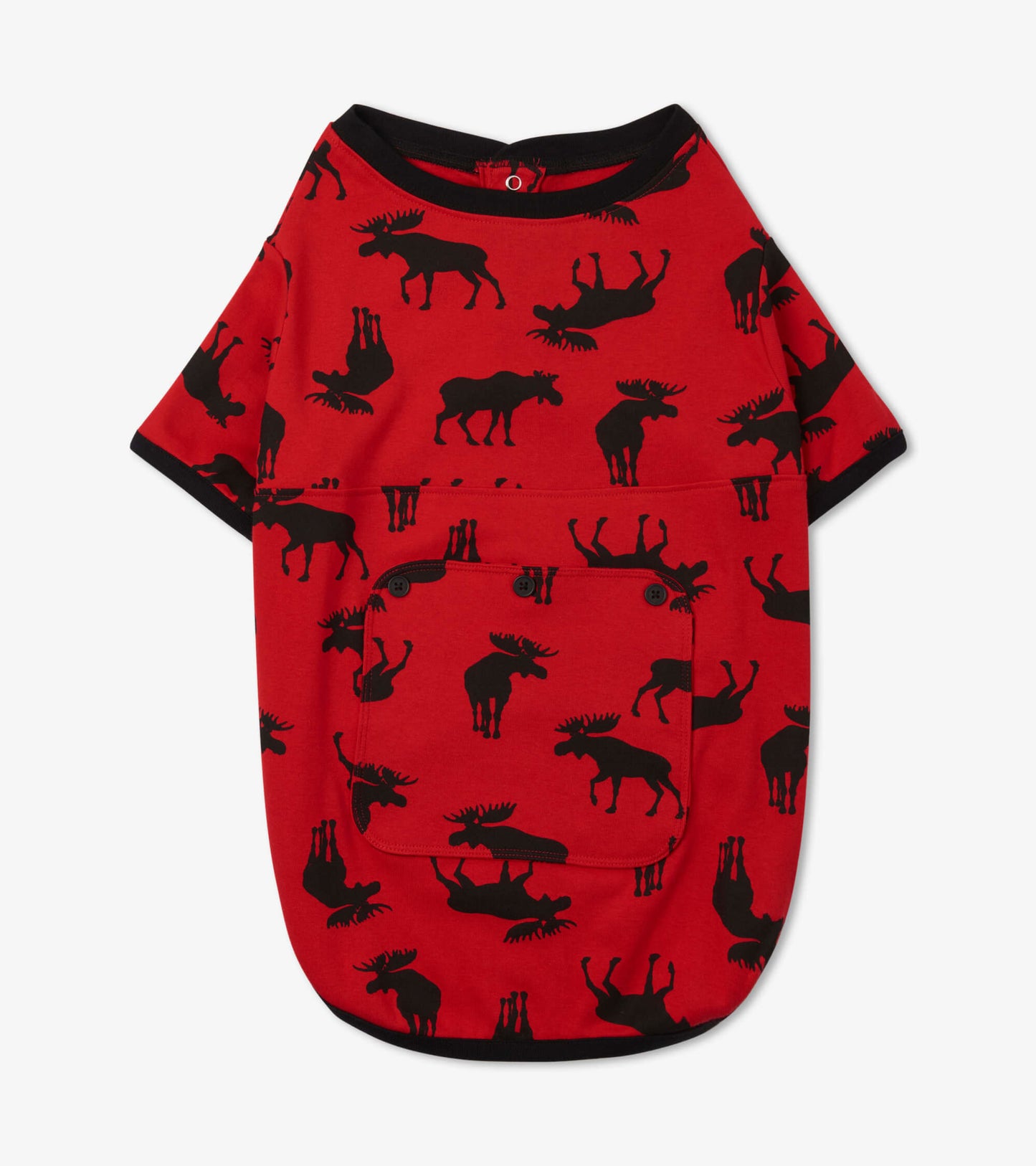 Moose On Red Dog Pajama