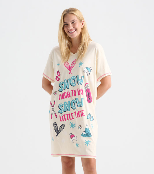 Women's Snow Much To Do Sleepshirt