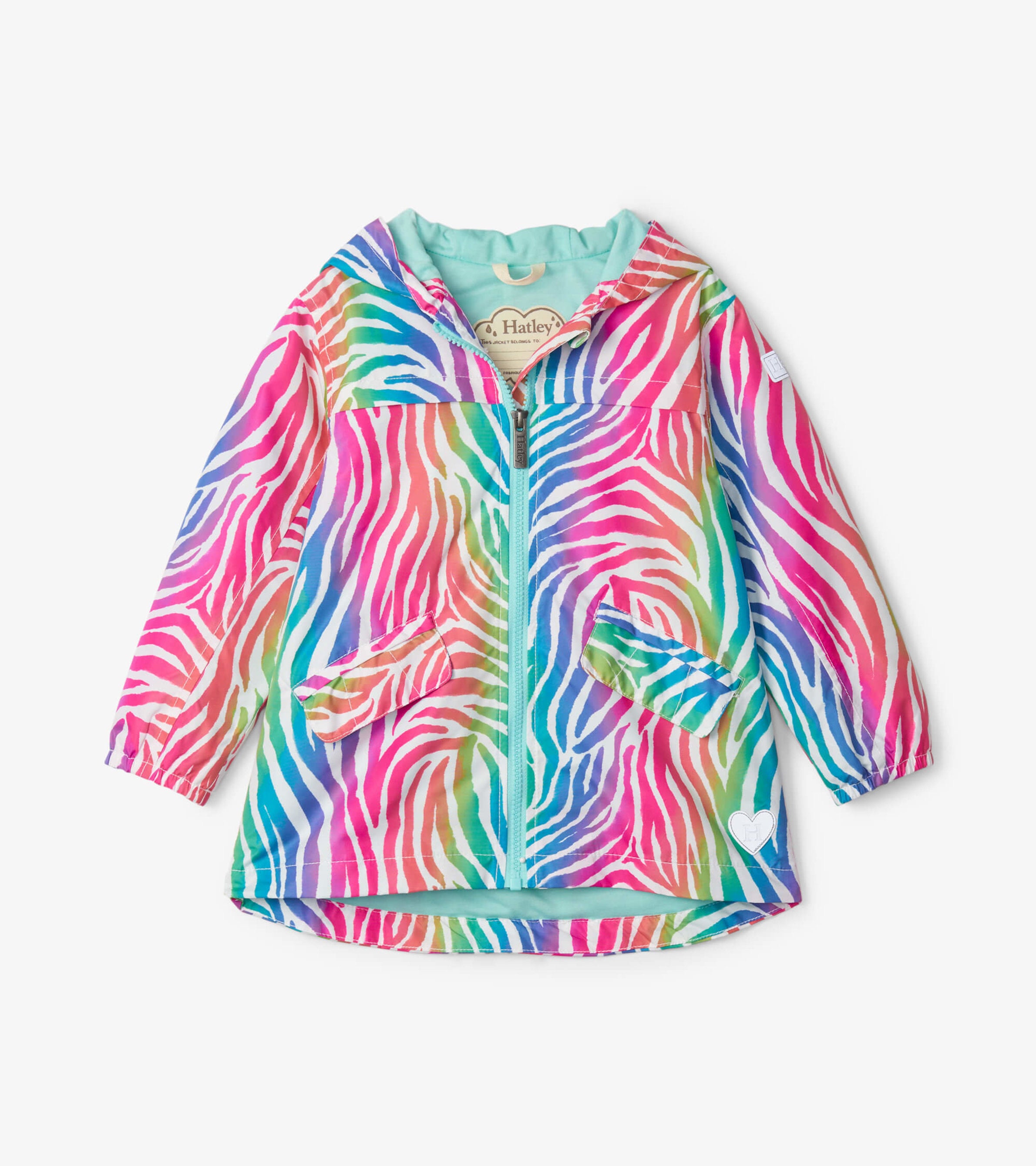 Rainbow rain jacket best sale