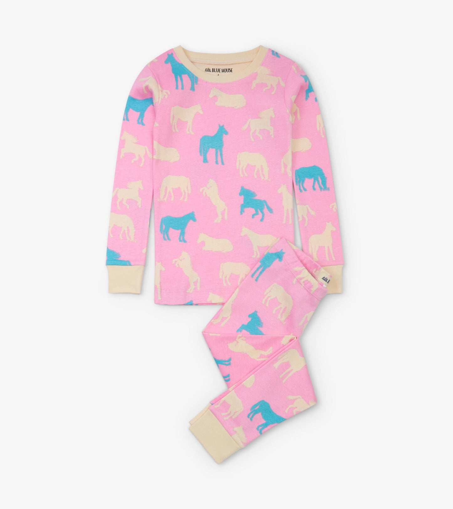 Horse Silhouettes Kids Pajama Set