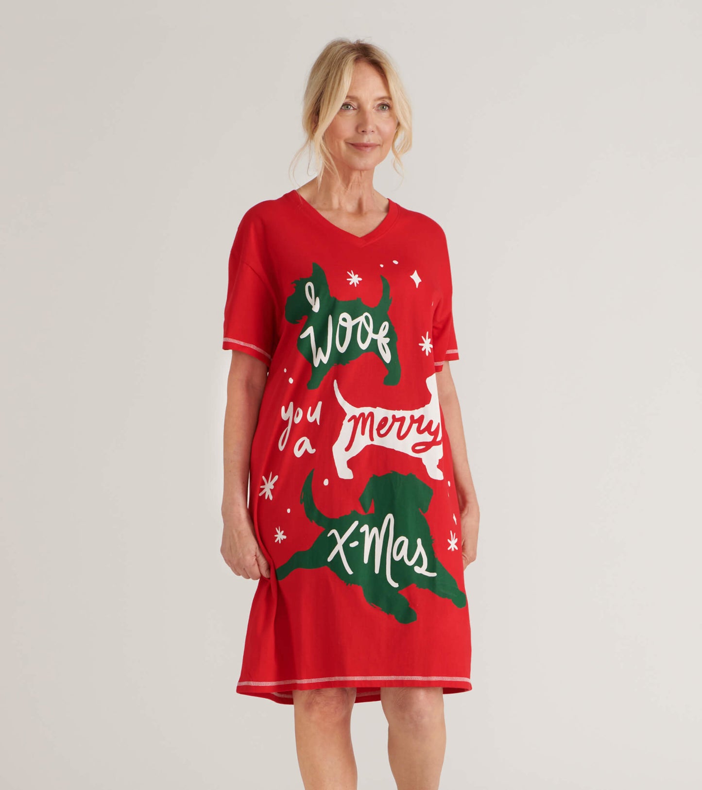 Women's Woof You A Merry Christmas Sleepshirt