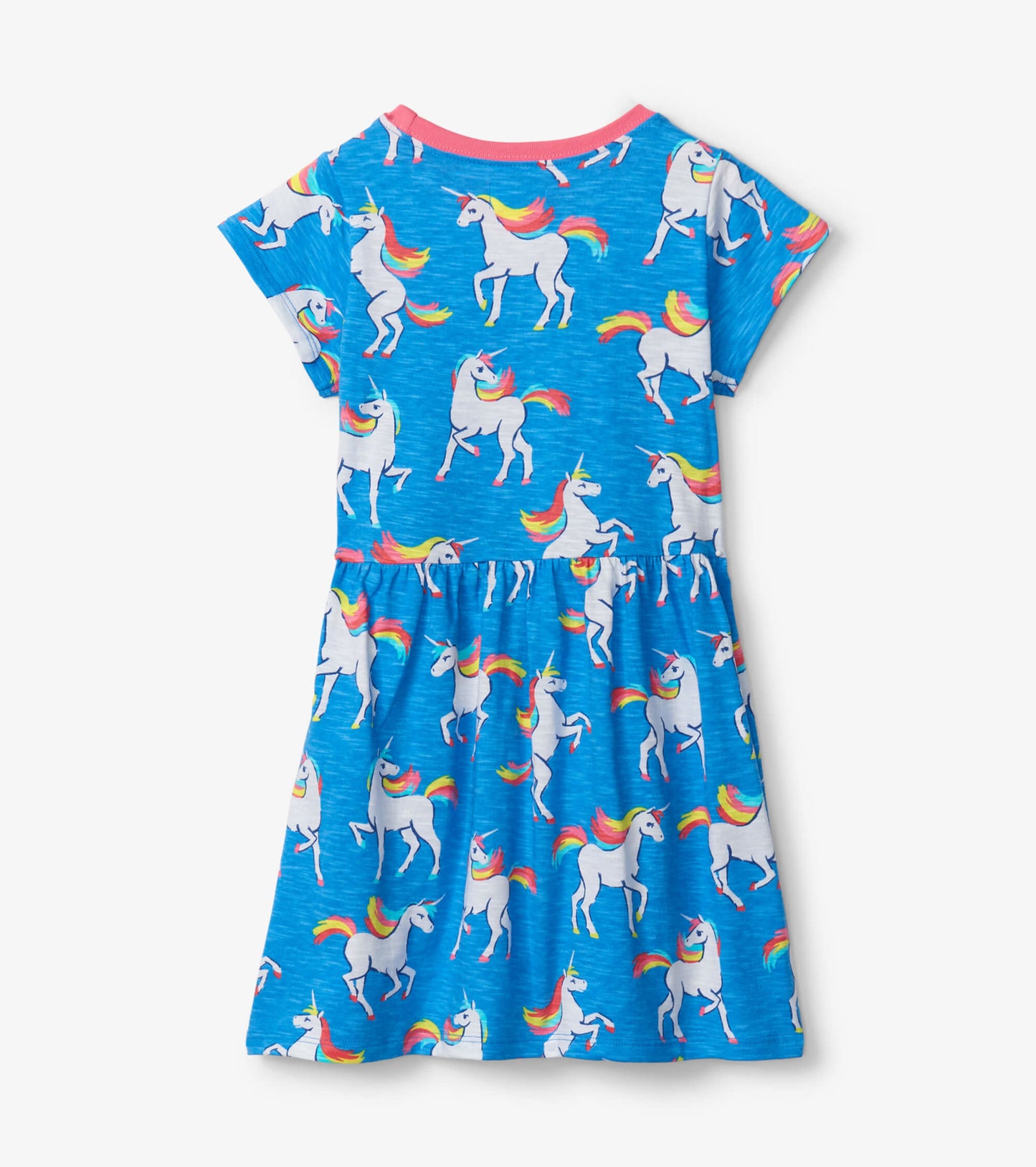 Unicorn Sky Dance Short Sleeved Skater Dress