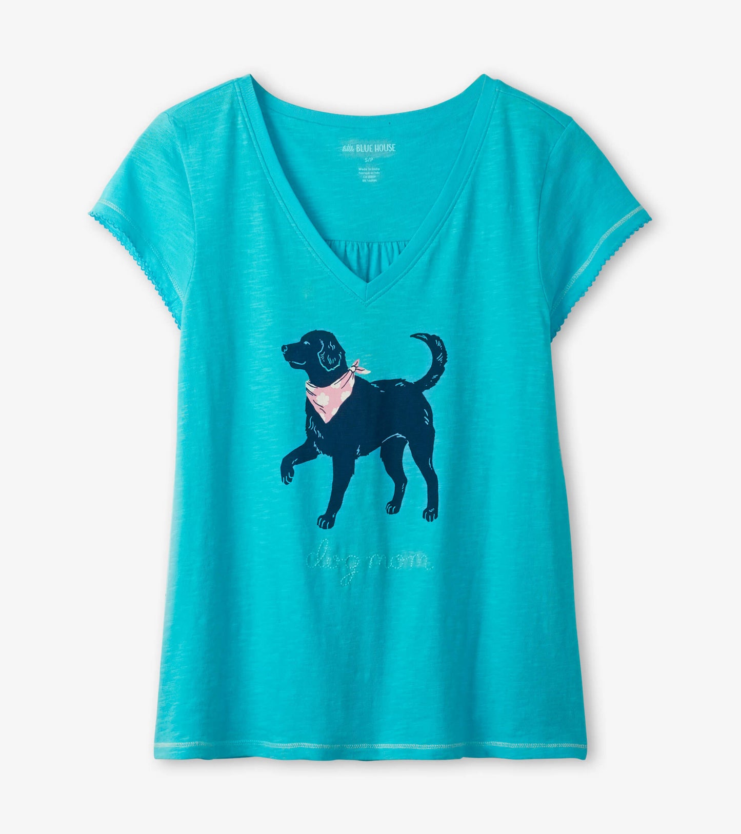 Dog Mom Women's V-Neck Tee