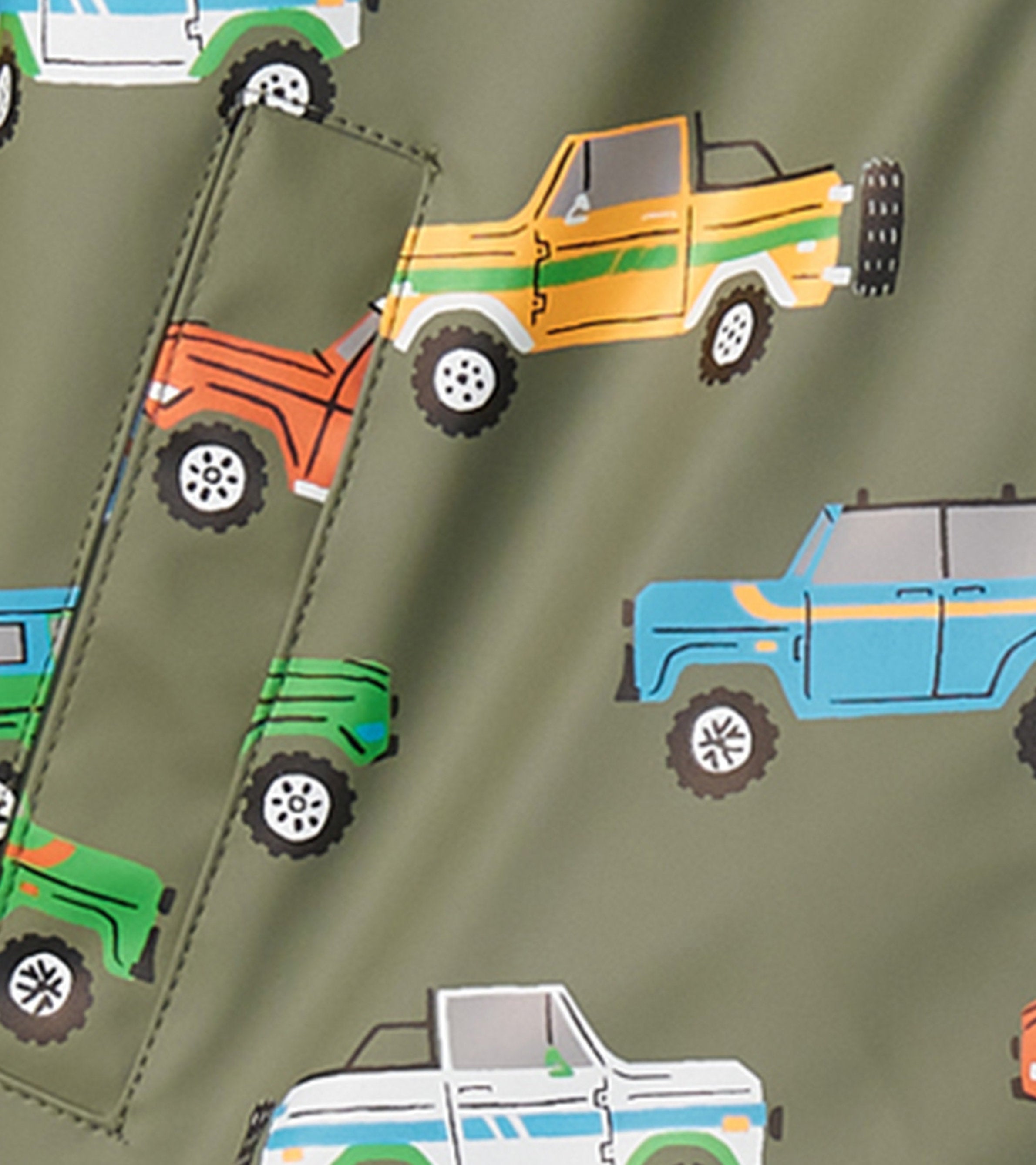 Boys Off-Roading Zip-Up Raincoat