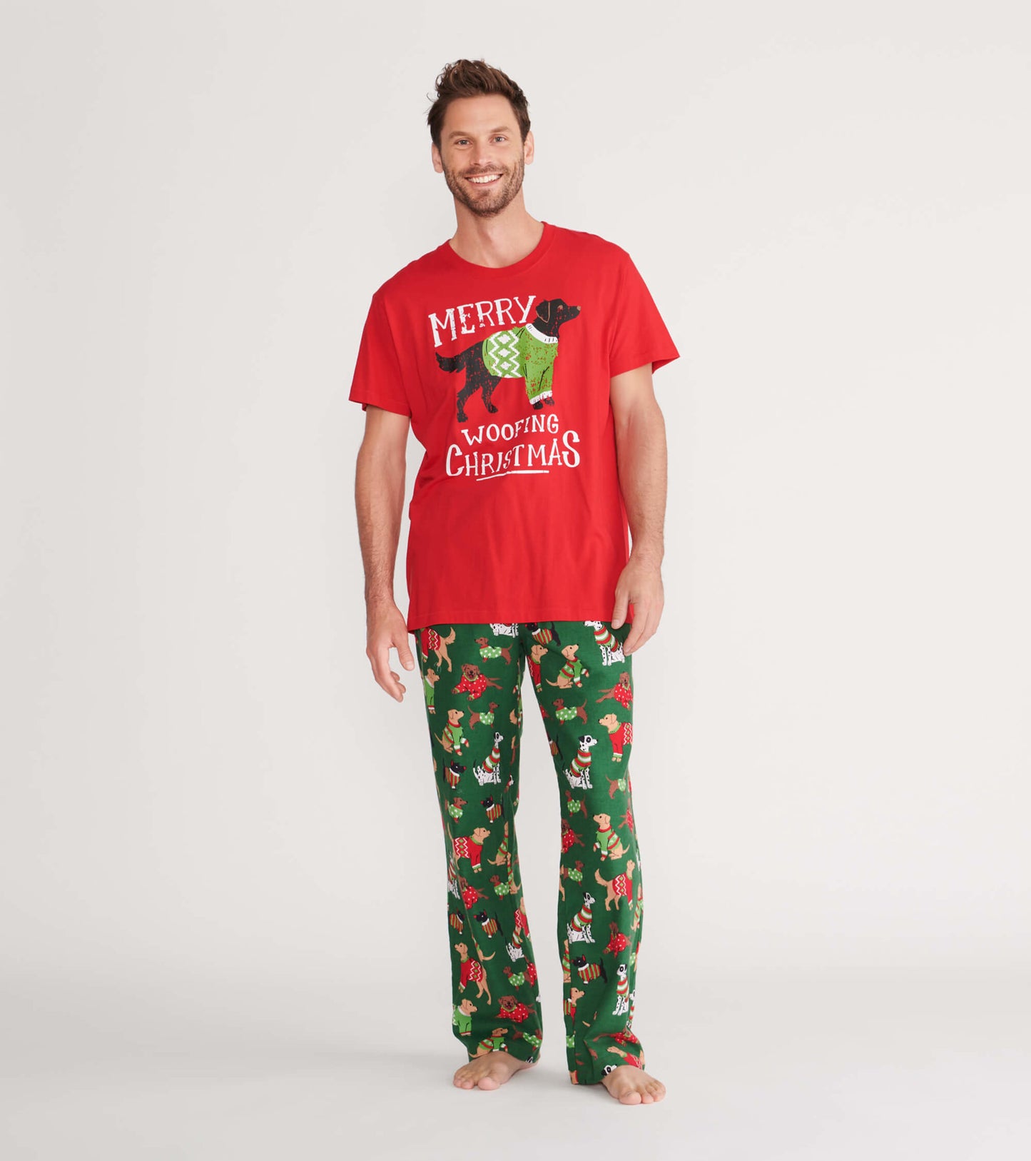 Woofing Christmas Men's Tee