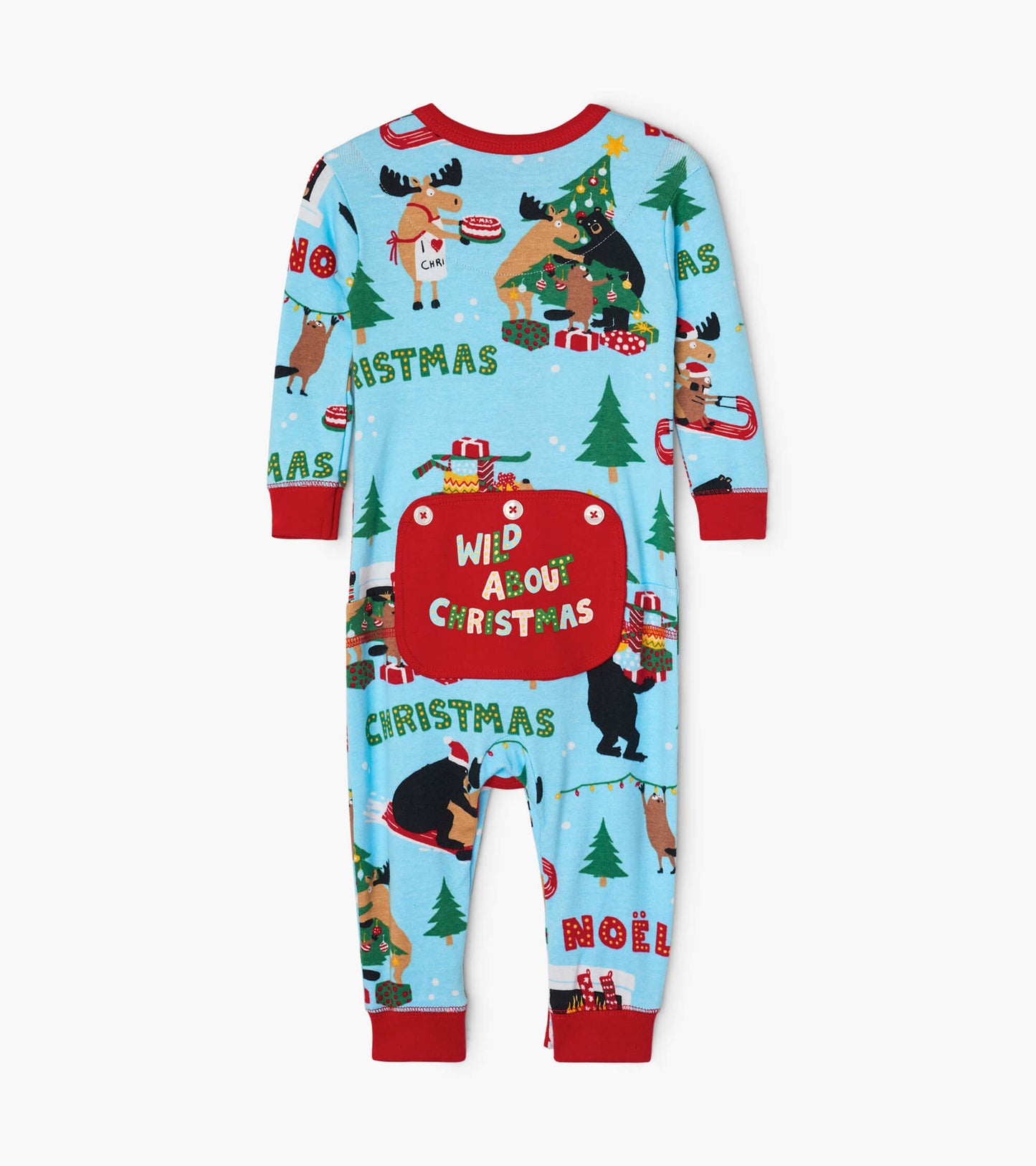 Wild About Christmas Baby Union Suit