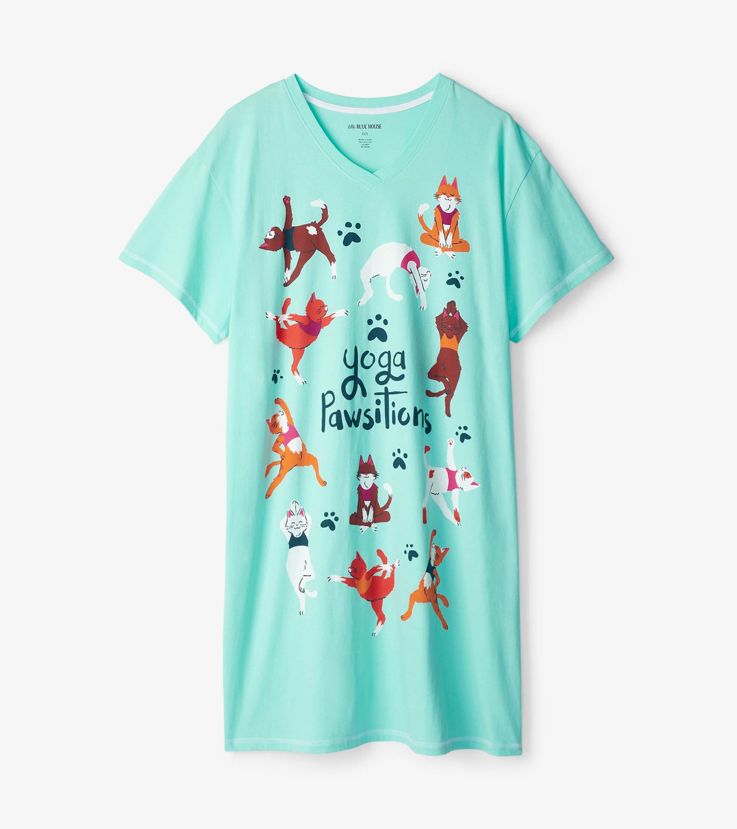 Yoga Pawsitions Women's Sleepshirt