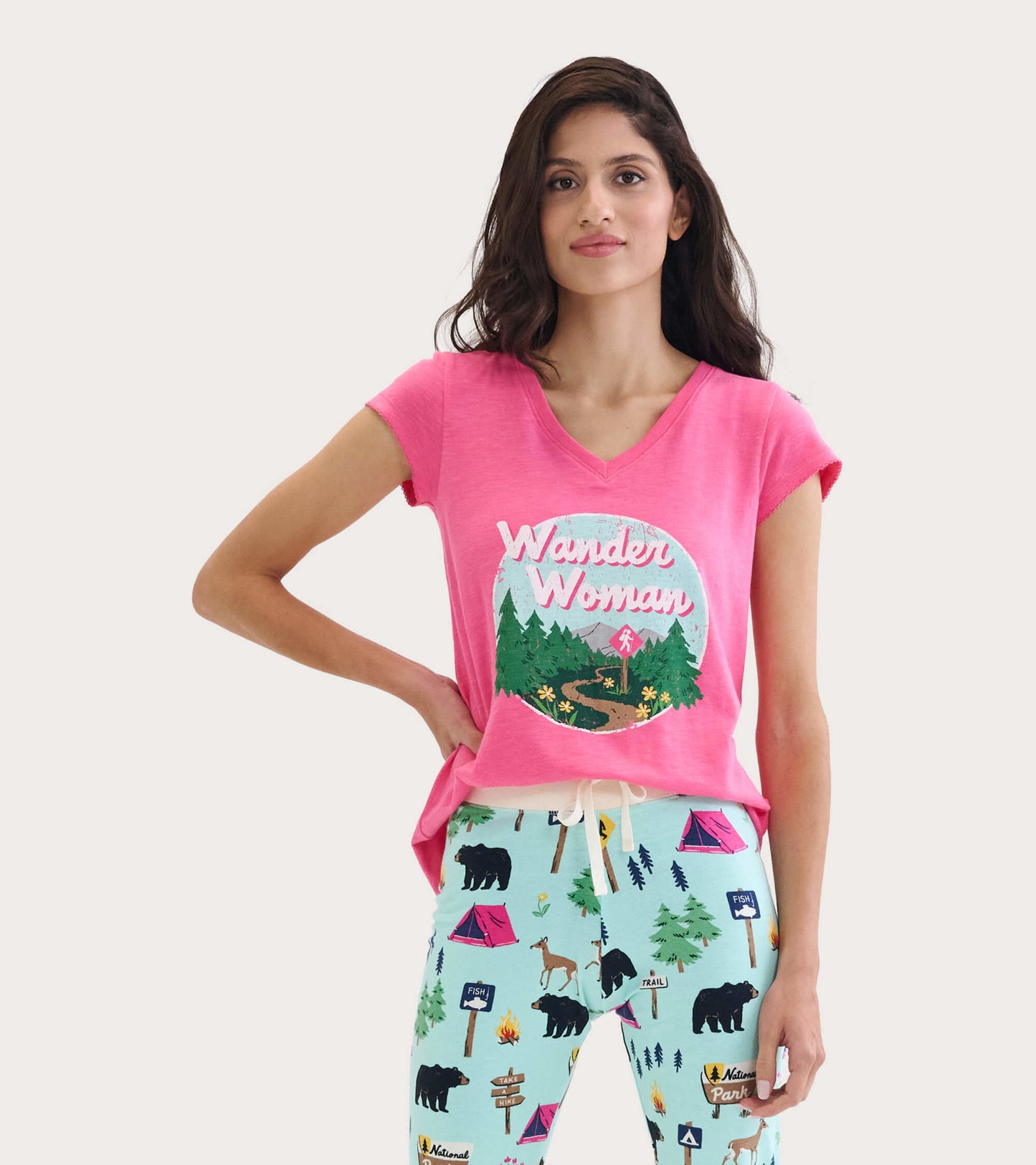 Wander Woman Women's V-Neck Tee