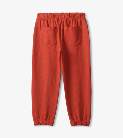 Boys Mountain Red Cozy Pants