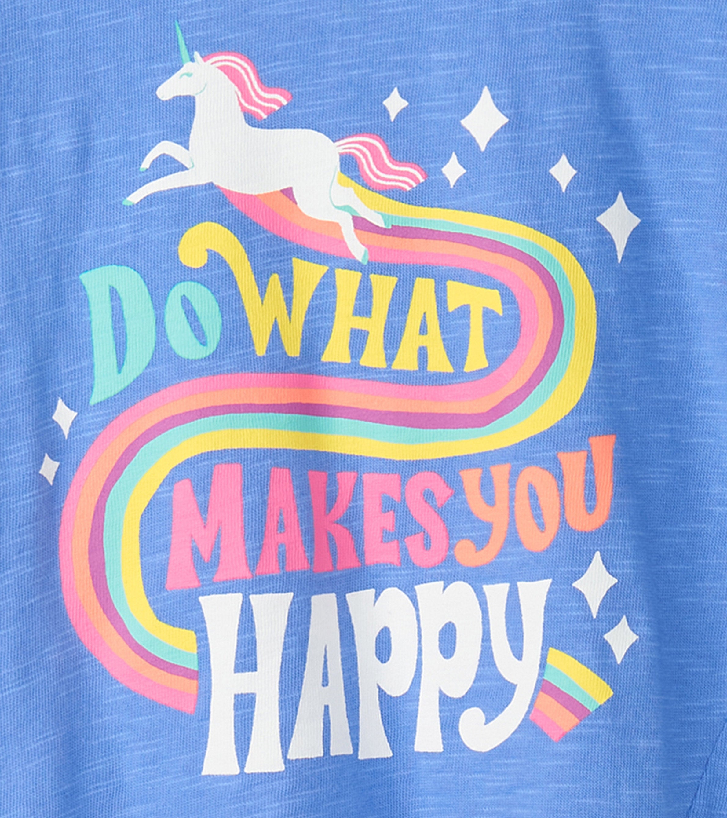 Girls Do What Makes You Happy Tie Front T-Shirt