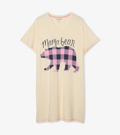 Mama Bear Plaid Women's Sleepshirt