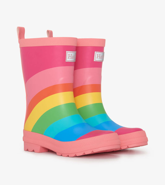Girls Rainbow Matte Wellies