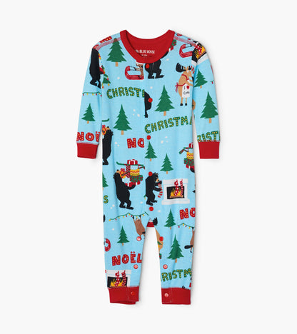 Wild About Christmas Baby Union Suit