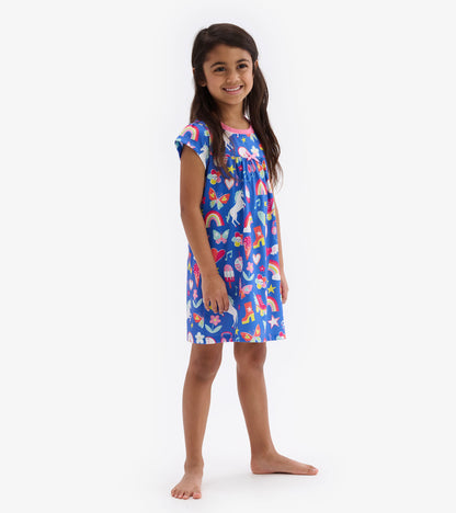 Groovy Doodle Short Sleeve Nightdress