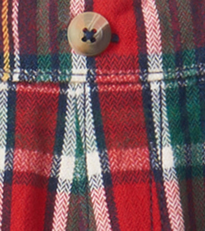 Christmas Plaid Straight Leg Pants